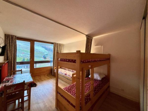 Studio skis aux pieds, 4 pers, balcon sud, cœur des Menuires - FR-1-452-185